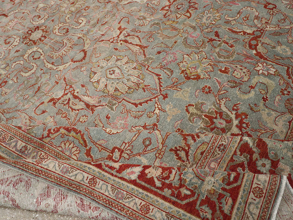 Antique Persian Malayer Room Size Carpet, No.31369 - Gsblank