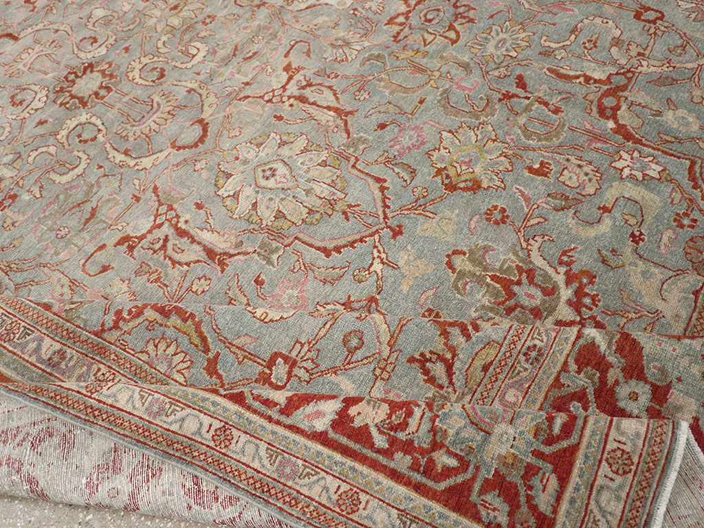 Antique Persian Malayer Room Size Carpet, No.31369 - Gsblank