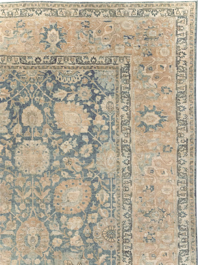Antique Persian Tabriz Room Size Carpet, No.31374 - Gsblank