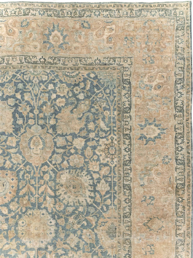 Antique Persian Tabriz Room Size Carpet, No.31374 - Gsblank