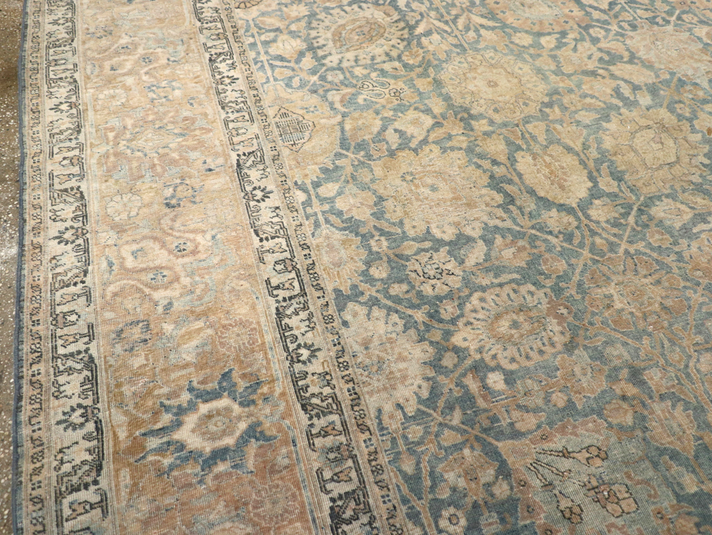 Antique Persian Tabriz Room Size Carpet, No.31374 - Gsblank