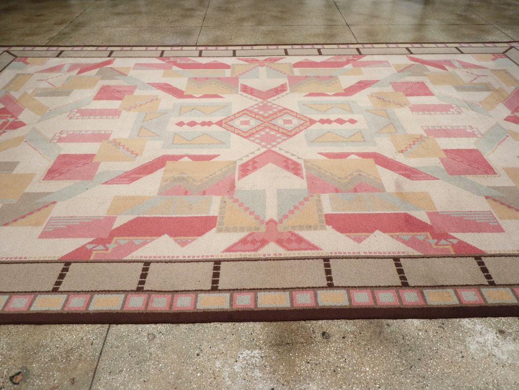 Vintage European Art Deco Large Room Size Carpet, No.31378 - Gsblank