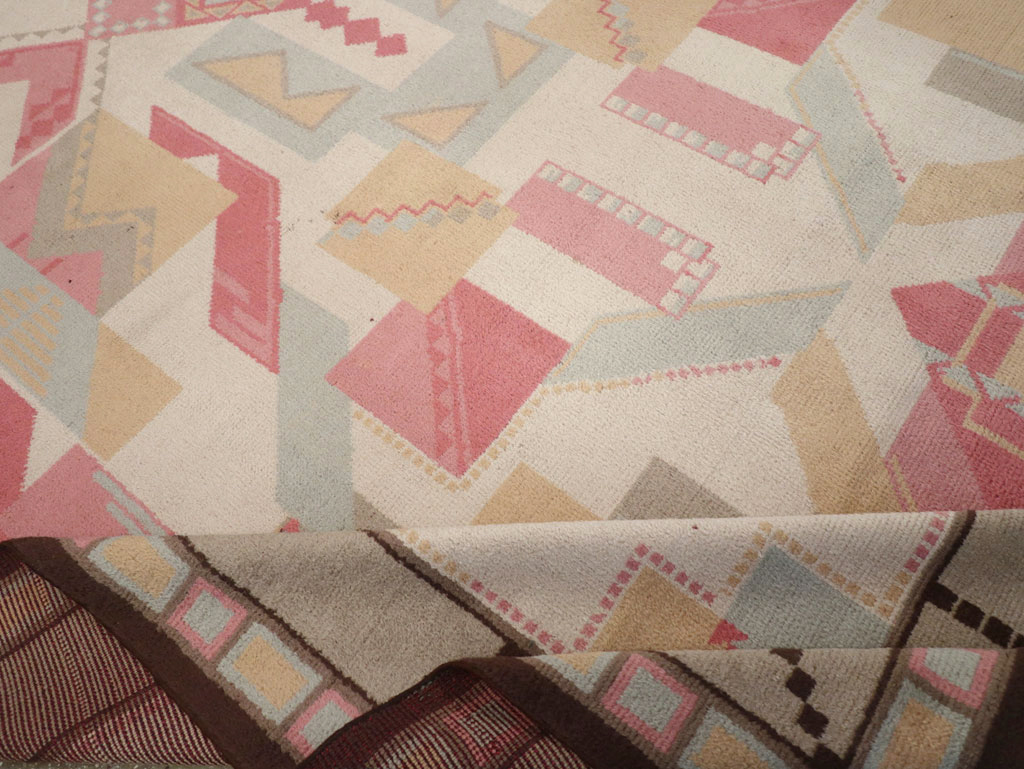 Vintage European Art Deco Large Room Size Carpet, No.31378 - Gsblank