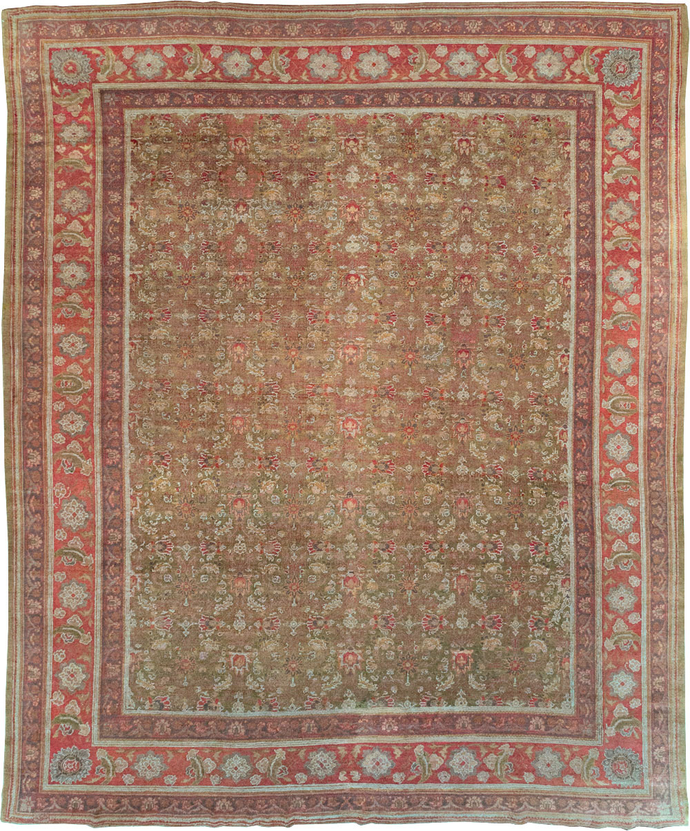 Antique Turkish Herekeh Large Carpet, No.31379 - Gsblank