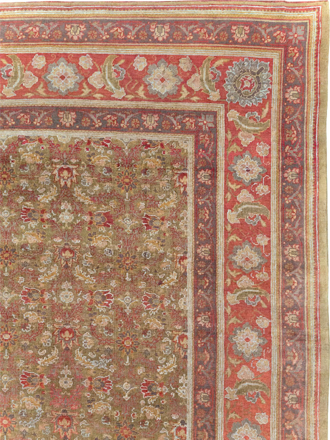 Antique Turkish Herekeh Large Carpet, No.31379 - Gsblank