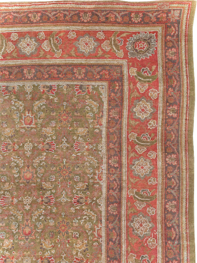 Antique Turkish Herekeh Large Carpet, No.31379 - Gsblank