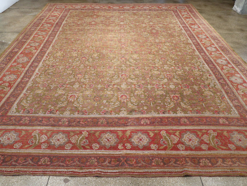 Antique Turkish Herekeh Large Carpet, No.31379 - Gsblank