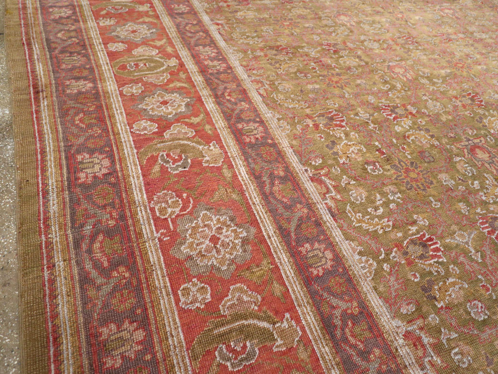 Antique Turkish Herekeh Large Carpet, No.31379 - Gsblank