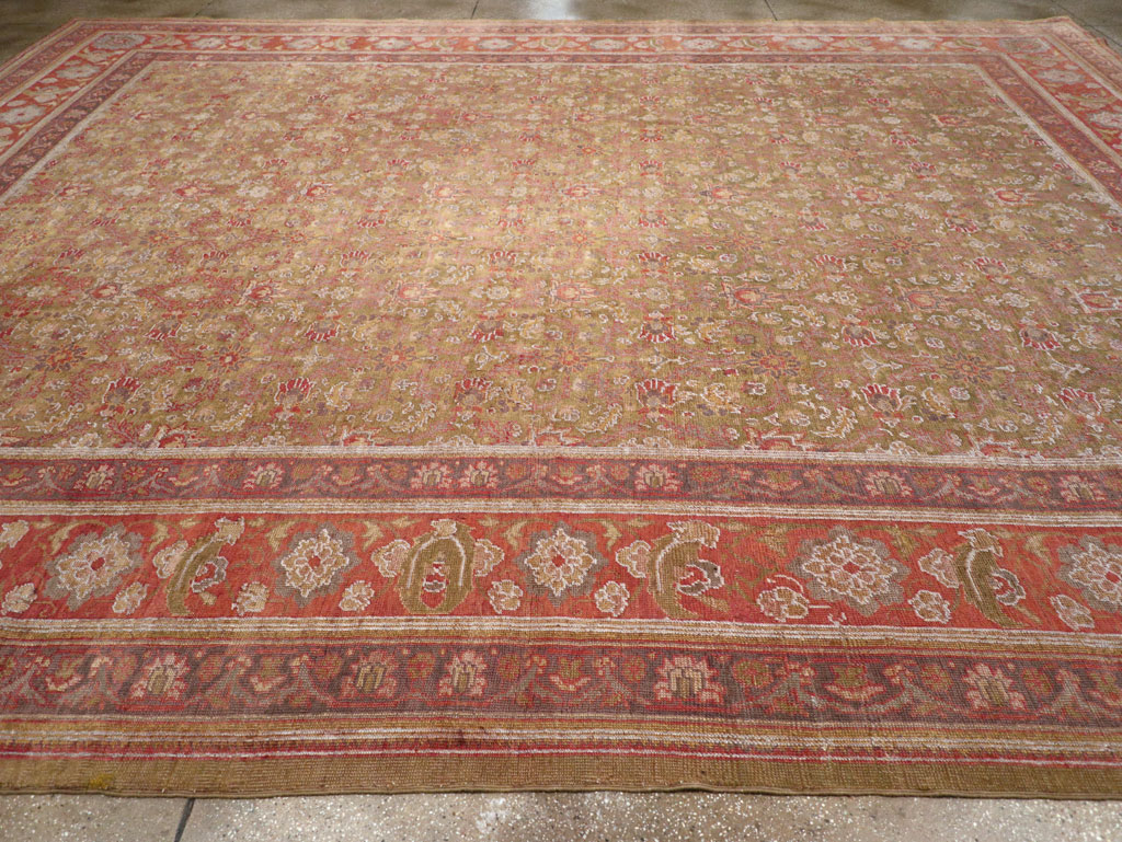 Antique Turkish Herekeh Large Carpet, No.31379 - Gsblank