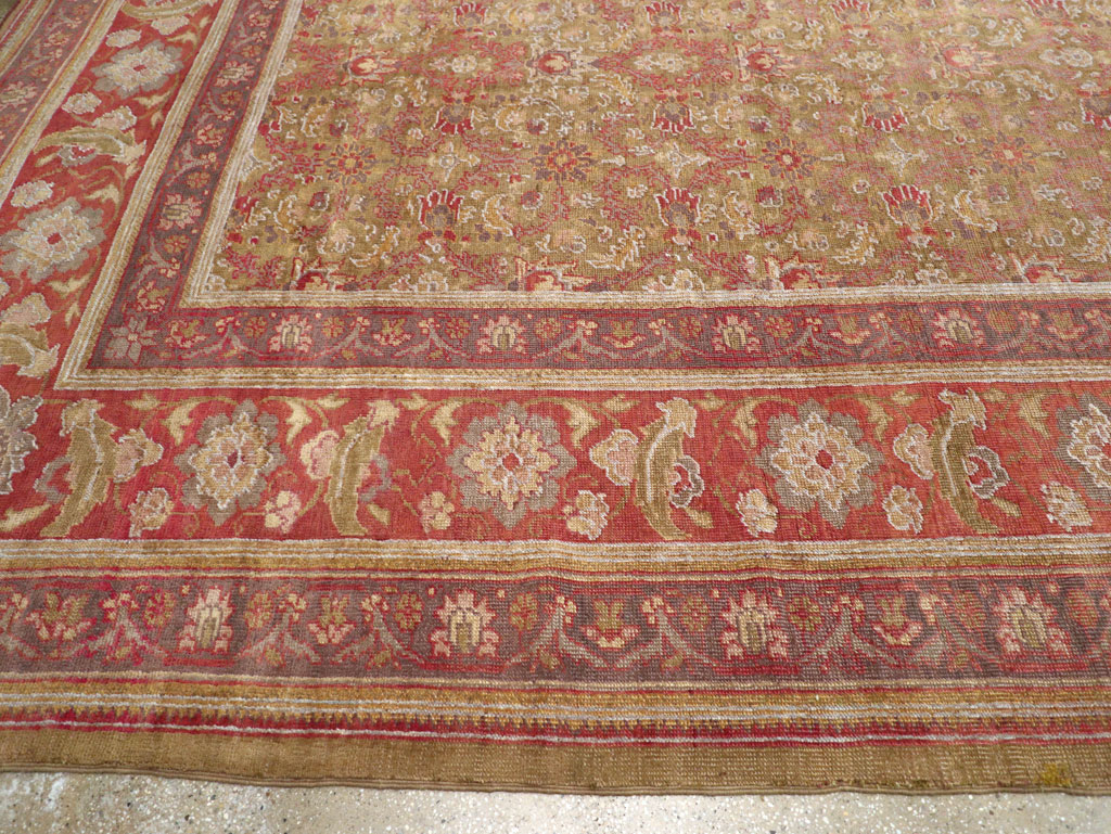 Antique Turkish Herekeh Large Carpet, No.31379 - Gsblank