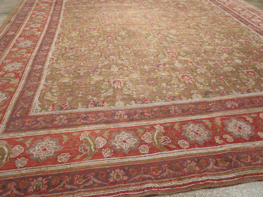 Antique Turkish Herekeh Large Carpet, No.31379 - Gsblank
