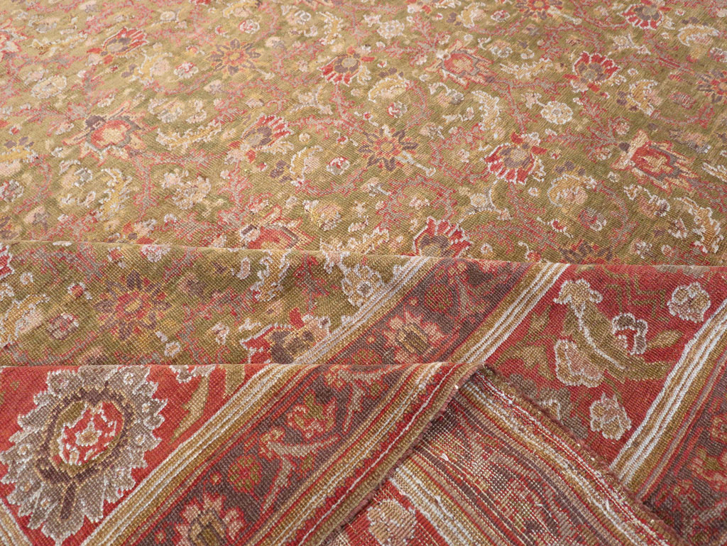 Antique Turkish Herekeh Large Carpet, No.31379 - Gsblank
