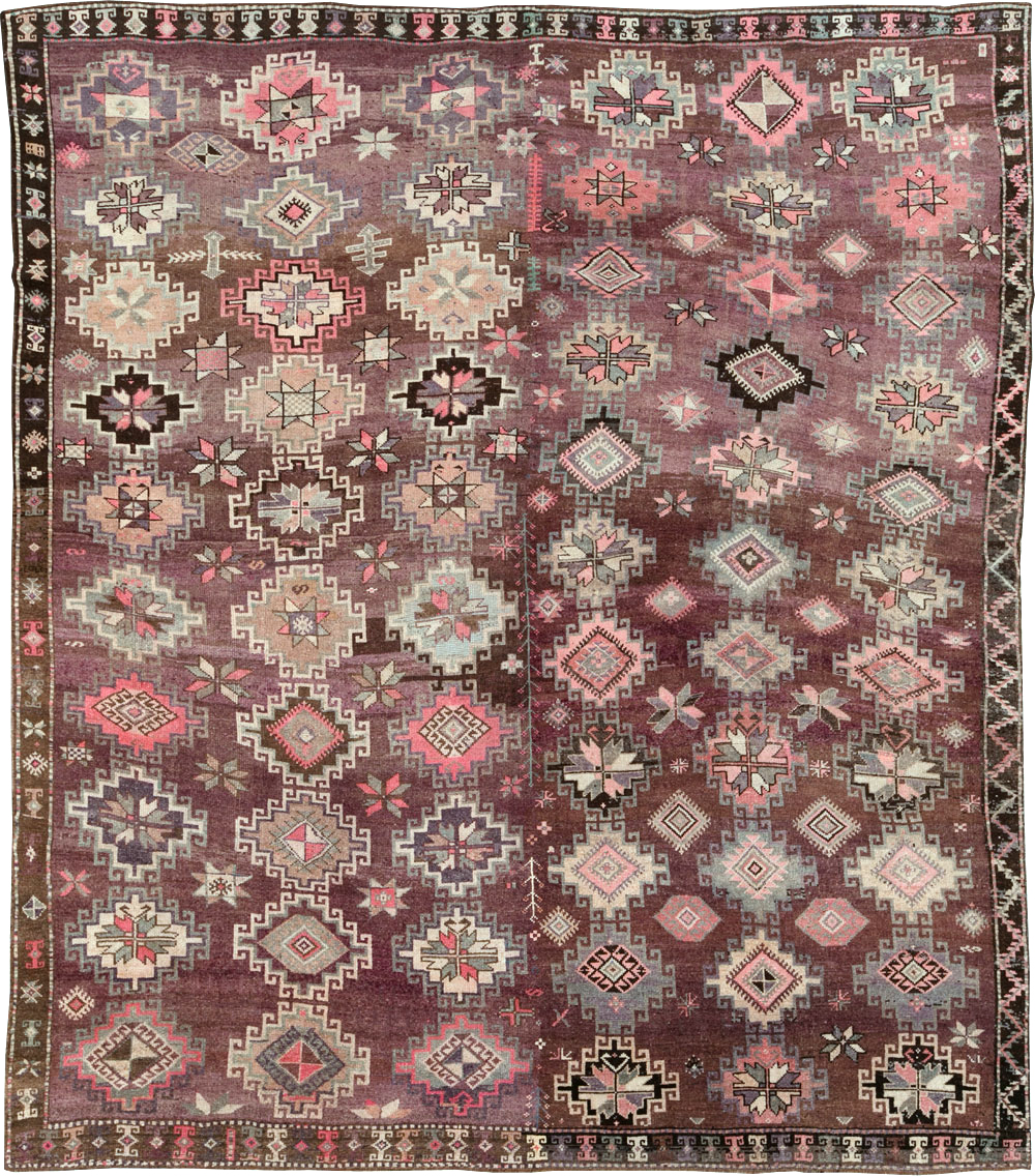 Vintage Turkish Anatolian Room Size Carpet, No.31399 - Gsblank