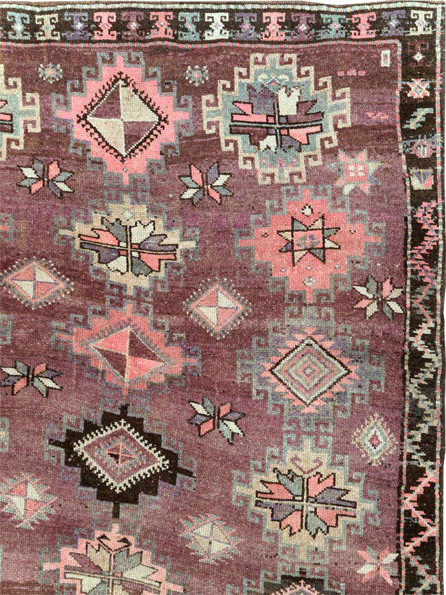Vintage Turkish Anatolian Room Size Carpet, No.31399 - Gsblank