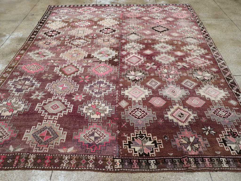 Vintage Turkish Anatolian Room Size Carpet, No.31399 - Gsblank