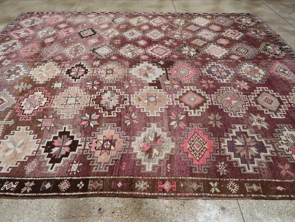 Vintage Turkish Anatolian Room Size Carpet, No.31399 - Gsblank