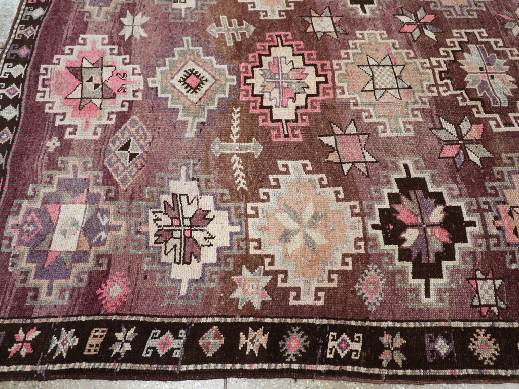 Vintage Turkish Anatolian Room Size Carpet, No.31399 - Gsblank