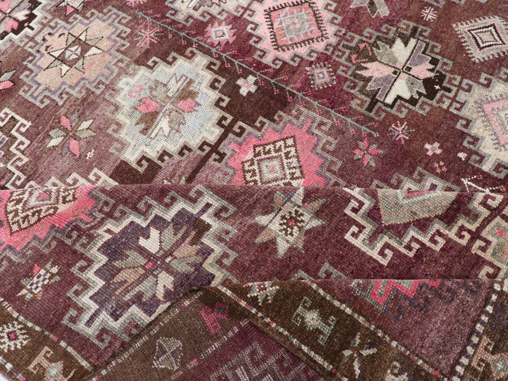 Vintage Turkish Anatolian Room Size Carpet, No.31399 - Gsblank