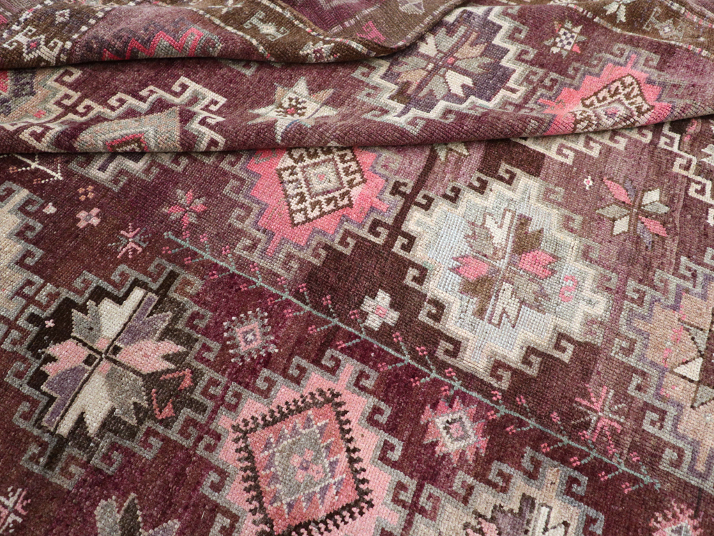 Vintage Turkish Anatolian Room Size Carpet, No.31399 - Gsblank