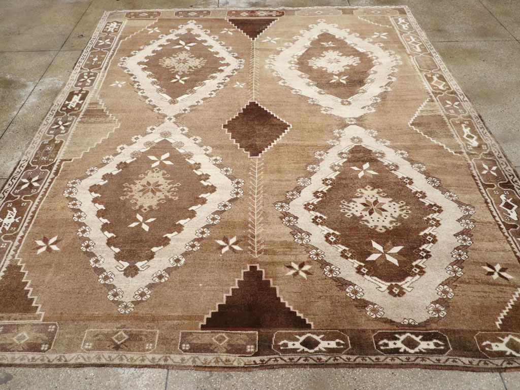 Vintage Turkish Anatolian Room Size Carpet, No.31400 - Gsblank