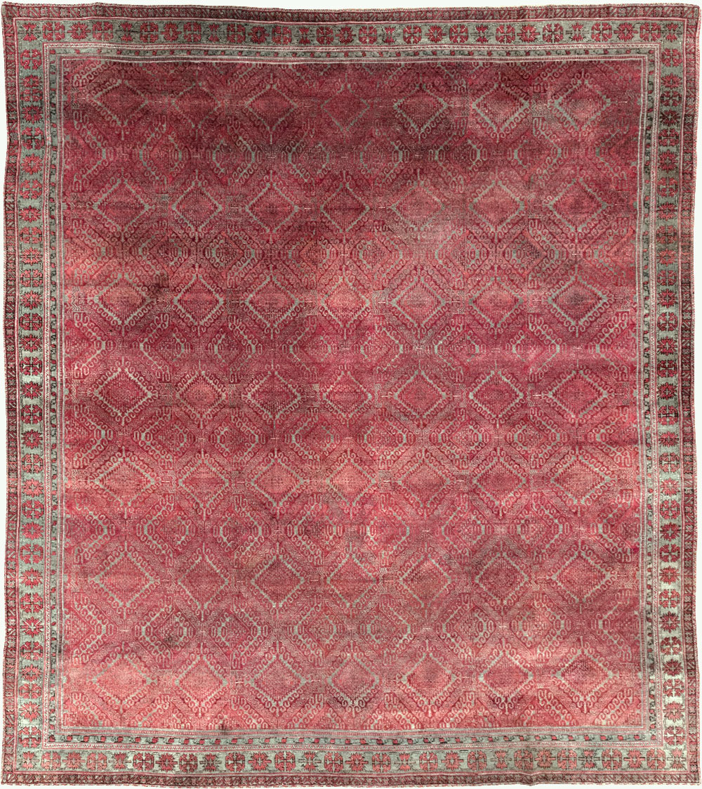 Antique Indian Agra Room Size Carpet, No.31403 - Gsblank