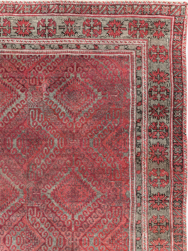Antique Indian Agra Room Size Carpet, No.31403 - Gsblank