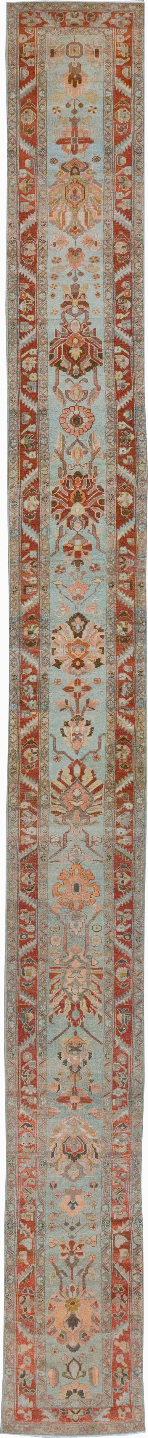 Antique Persian Bidjar Long Runner, No.31406 - Gsblank
