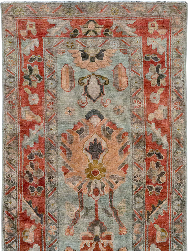 Antique Persian Bidjar Long Runner, No.31406 - Gsblank