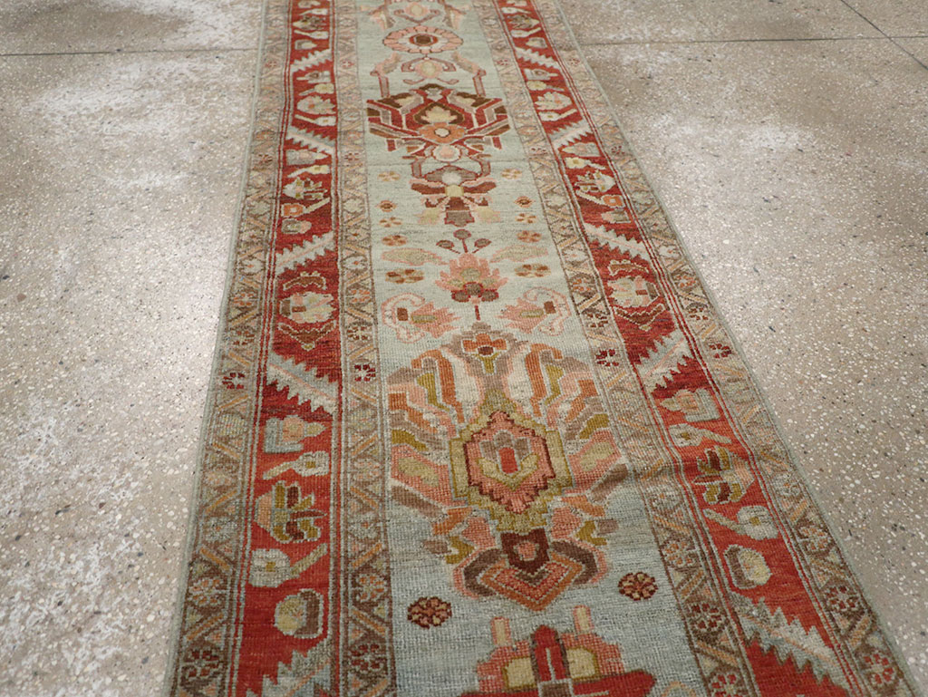 Antique Persian Bidjar Long Runner, No.31406 - Gsblank