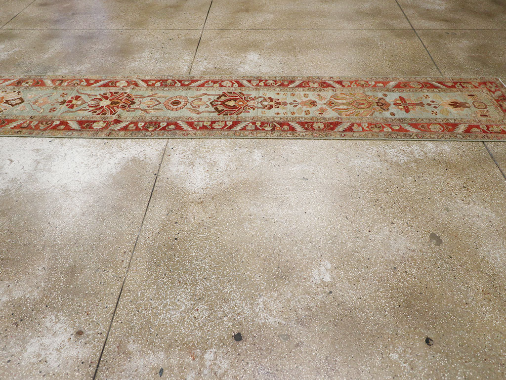 Antique Persian Bidjar Long Runner, No.31406 - Gsblank