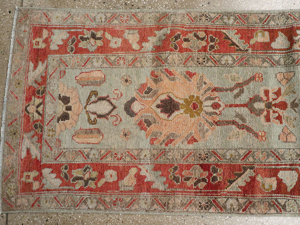 Antique Persian Bidjar Long Runner, No.31406 - Gsblank
