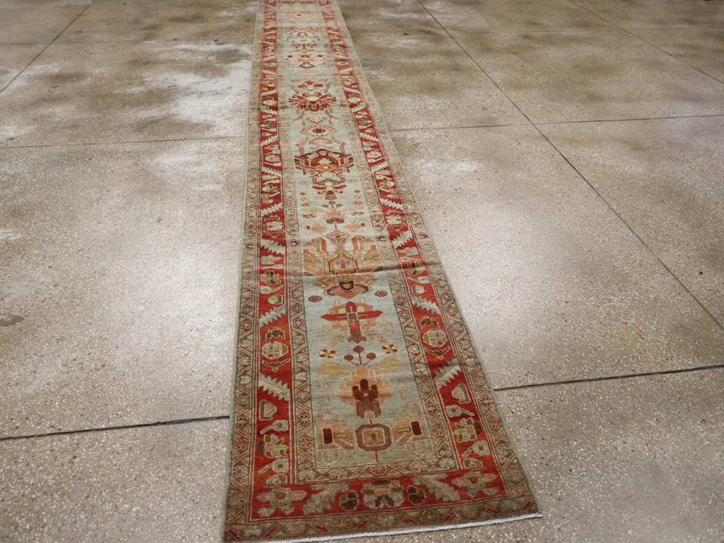 Antique Persian Bidjar Long Runner, No.31406 - Gsblank