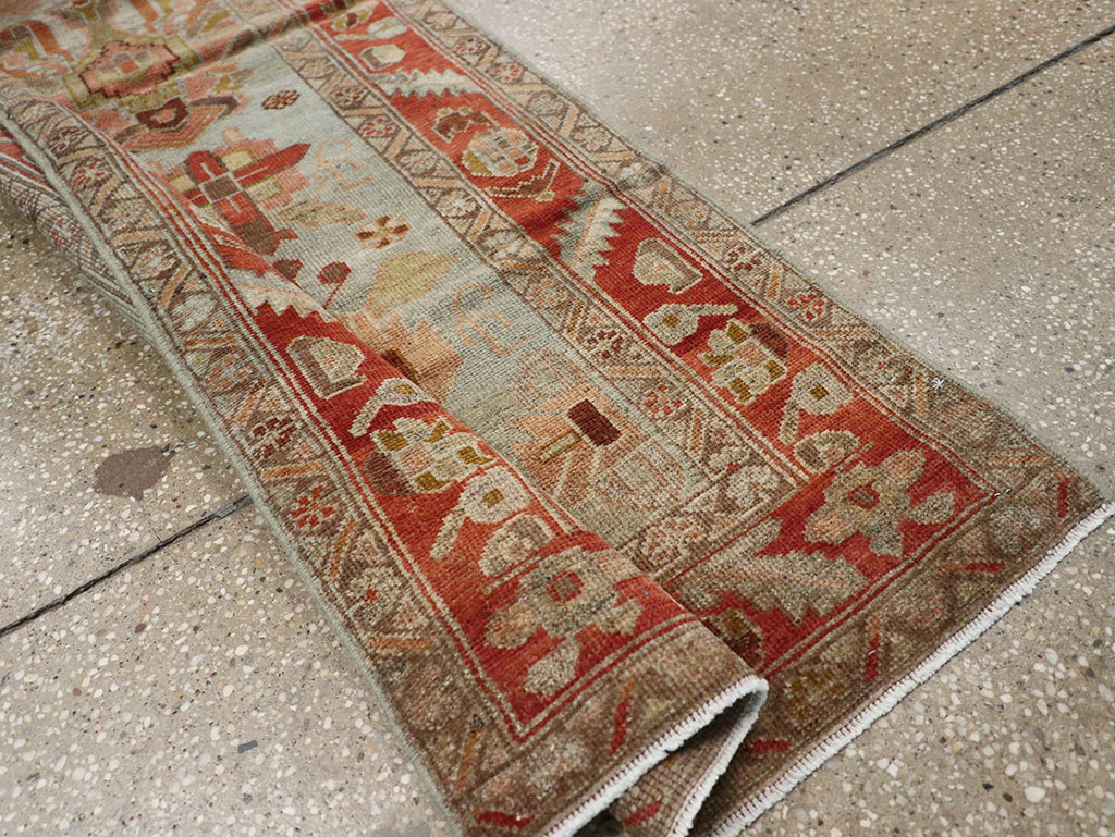 Antique Persian Bidjar Long Runner, No.31406 - Gsblank