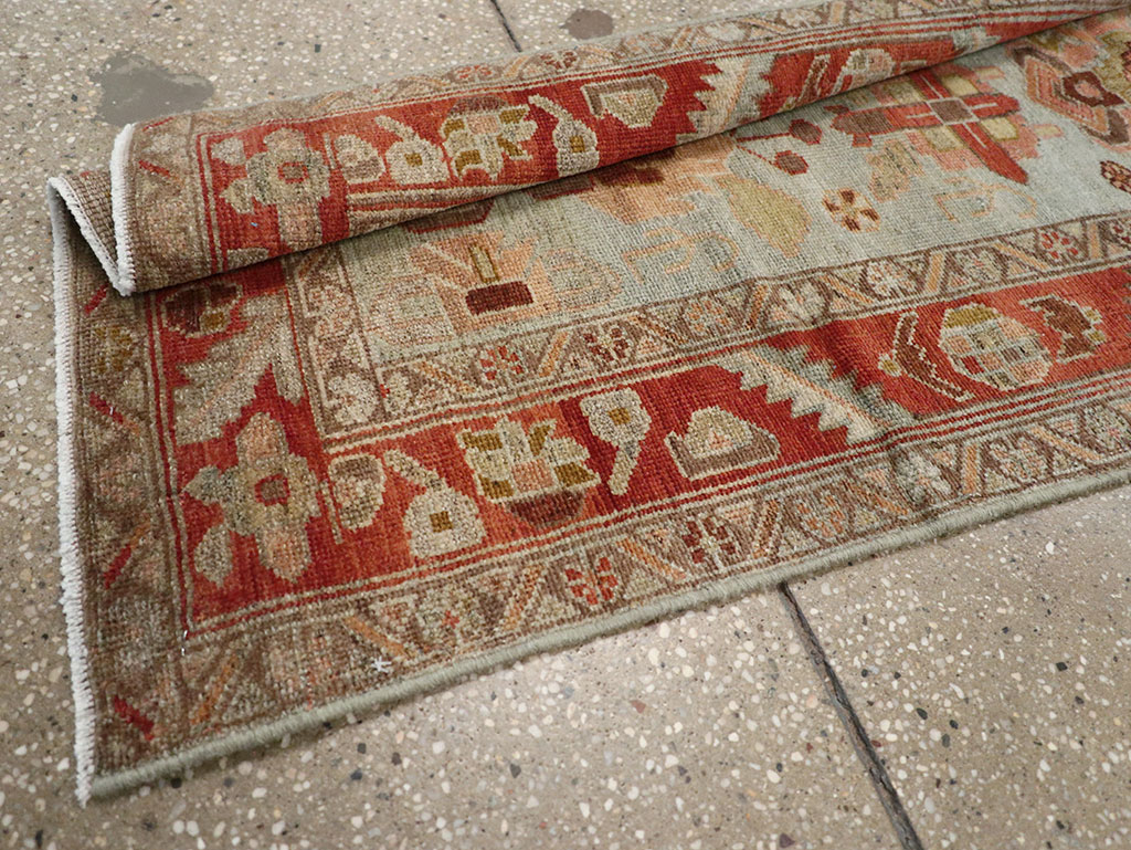 Antique Persian Bidjar Long Runner, No.31406 - Gsblank