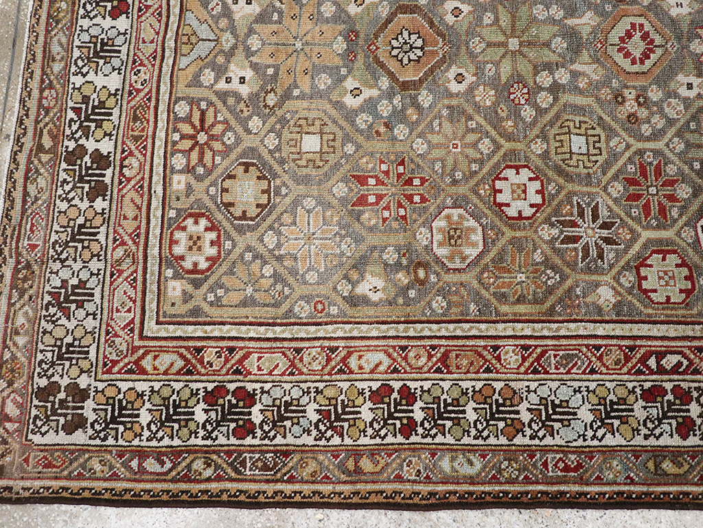 Antique Persian Kurd Gallery Rug, No.31411 - Gsblank