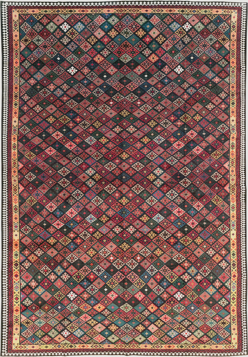 Contemporary Persian Qashqai Oversize Carpet, No.31418 - Gsblank