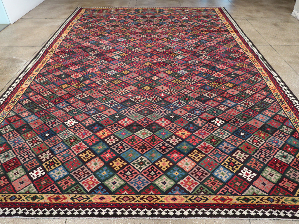 Contemporary Persian Qashqai Oversize Carpet, No.31418 - Gsblank