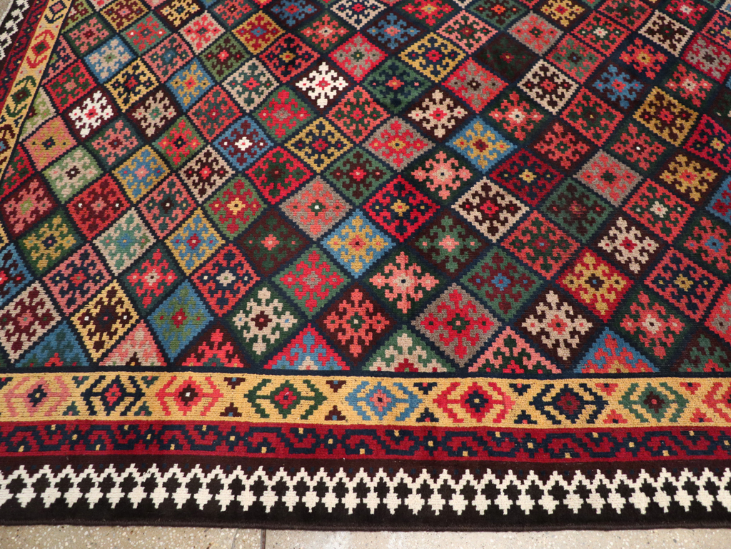 Contemporary Persian Qashqai Oversize Carpet, No.31418 - Gsblank