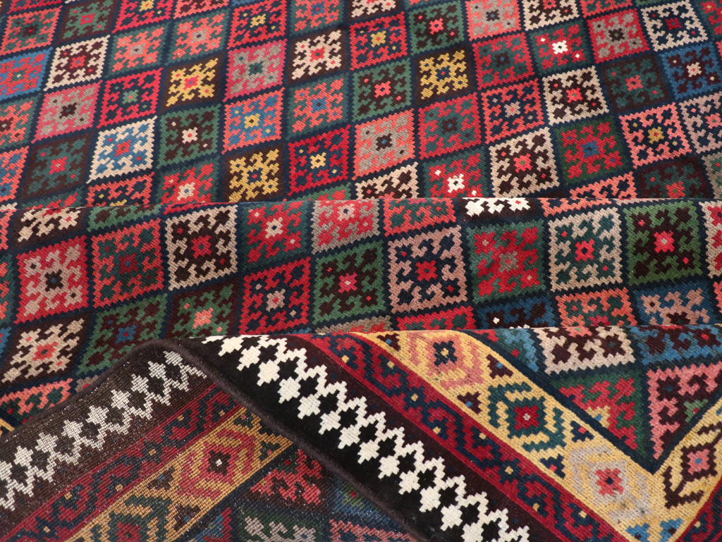 Contemporary Persian Qashqai Oversize Carpet, No.31418 - Gsblank