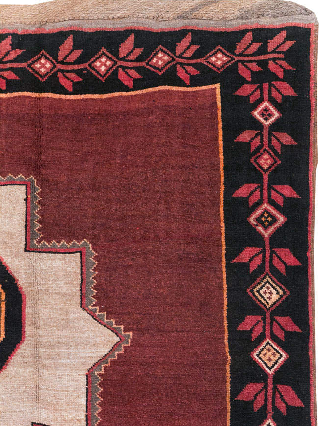Vintage Turkish Anatolian Tribal Room Size Carpet, No.31419 - Gsblank