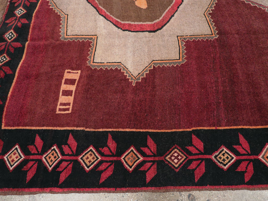 Vintage Turkish Anatolian Tribal Room Size Carpet, No.31419 - Gsblank