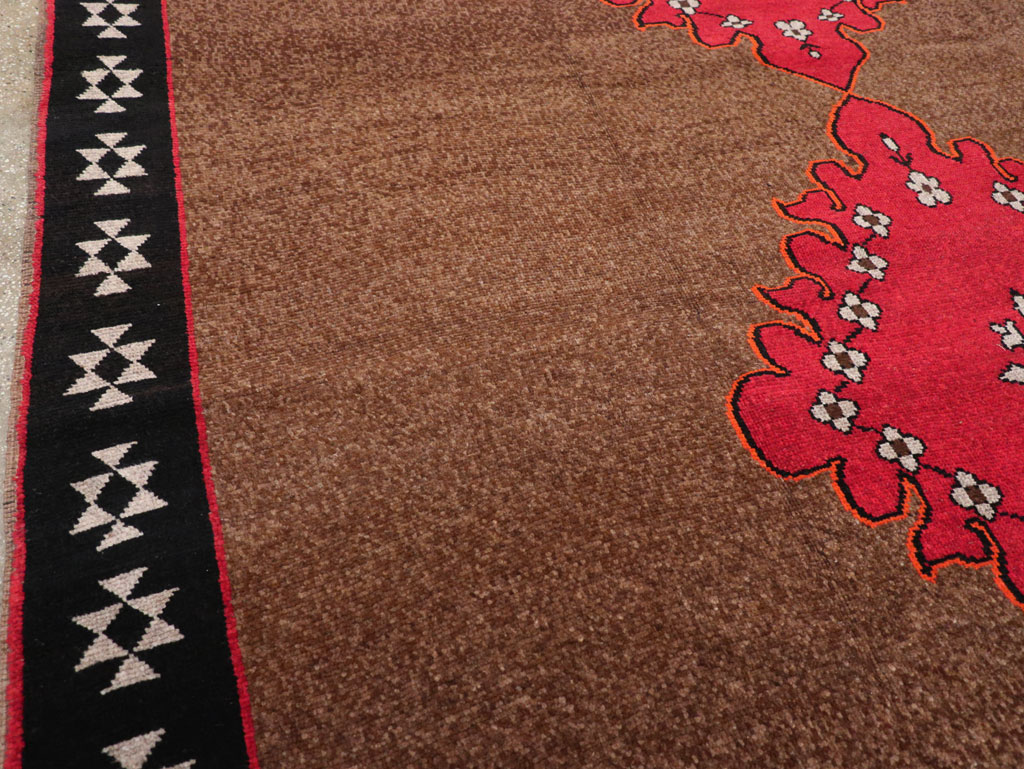 Vintage Turkish Anatolian Tribal Room Size Carpet, No.31420 - Gsblank