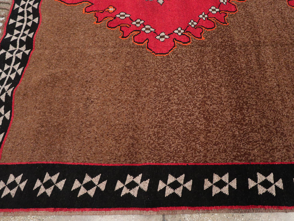 Vintage Turkish Anatolian Tribal Room Size Carpet, No.31420 - Gsblank
