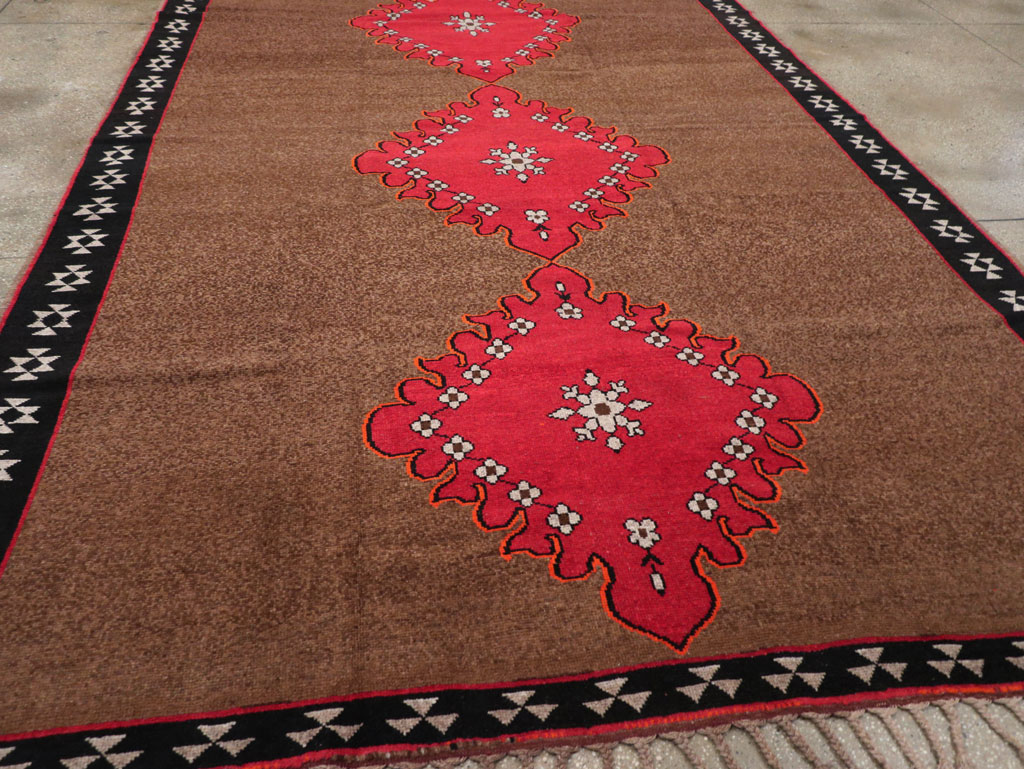 Vintage Turkish Anatolian Tribal Room Size Carpet, No.31420 - Gsblank