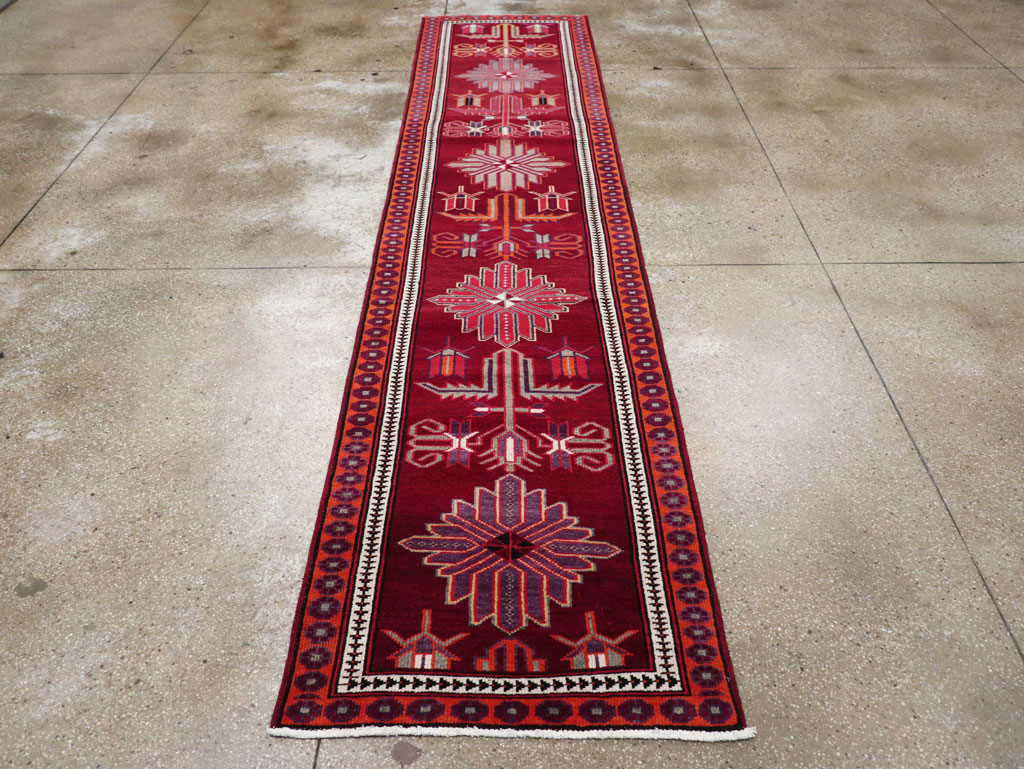 Vintage Turkish Anatolian Tribal Runner (Pair: 1 of 2), No.31421 - Gsblank