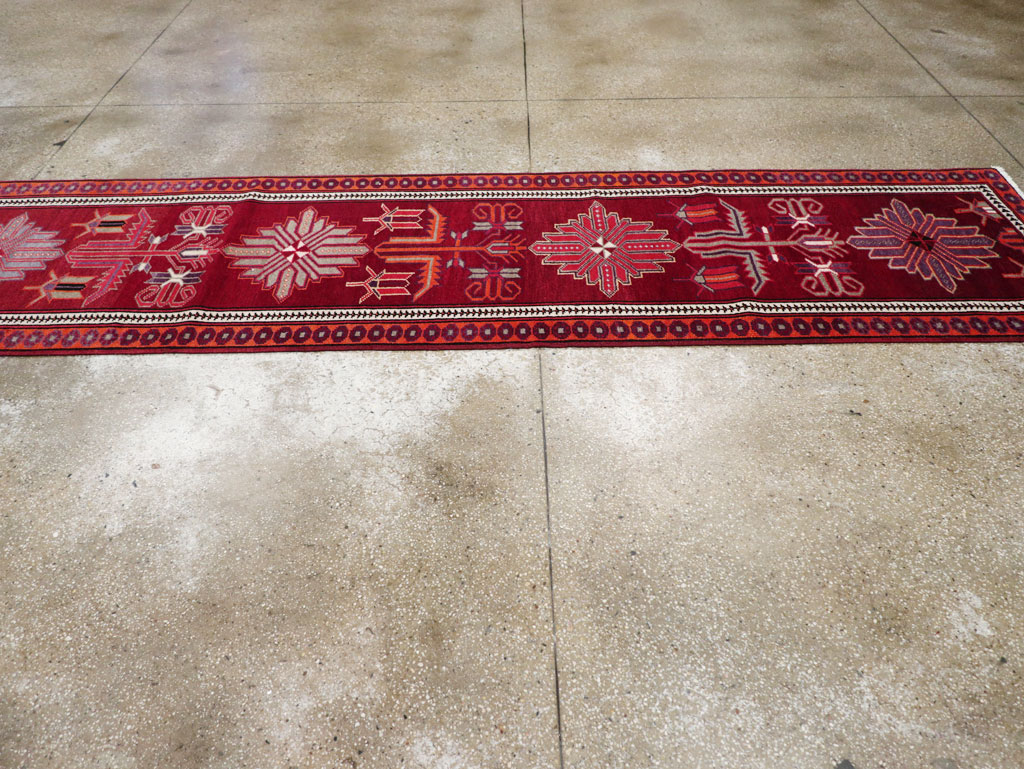 Vintage Turkish Anatolian Tribal Runner (Pair: 1 of 2), No.31421 - Gsblank