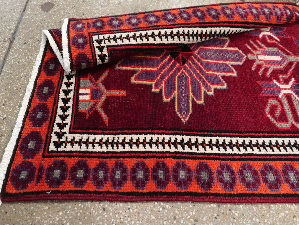 Vintage Turkish Anatolian Tribal Runner (Pair: 1 of 2), No.31421 - Gsblank