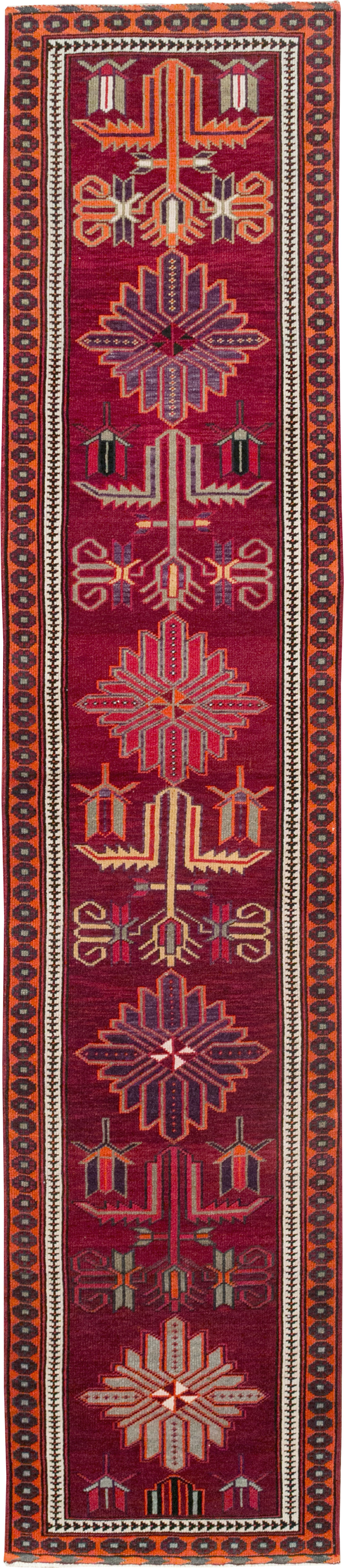 Vintage Turkish Anatolian Tribal Runner (Pair: 2 of 2), No.31422 - Gsblank