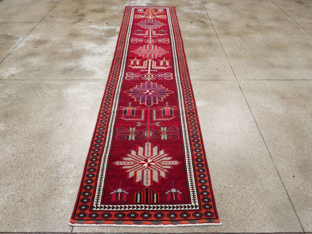 Vintage Turkish Anatolian Tribal Runner (Pair: 2 of 2), No.31422 - Gsblank