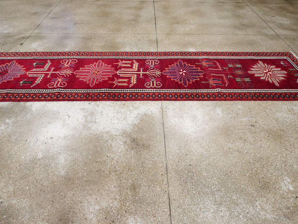 Vintage Turkish Anatolian Tribal Runner (Pair: 2 of 2), No.31422 - Gsblank